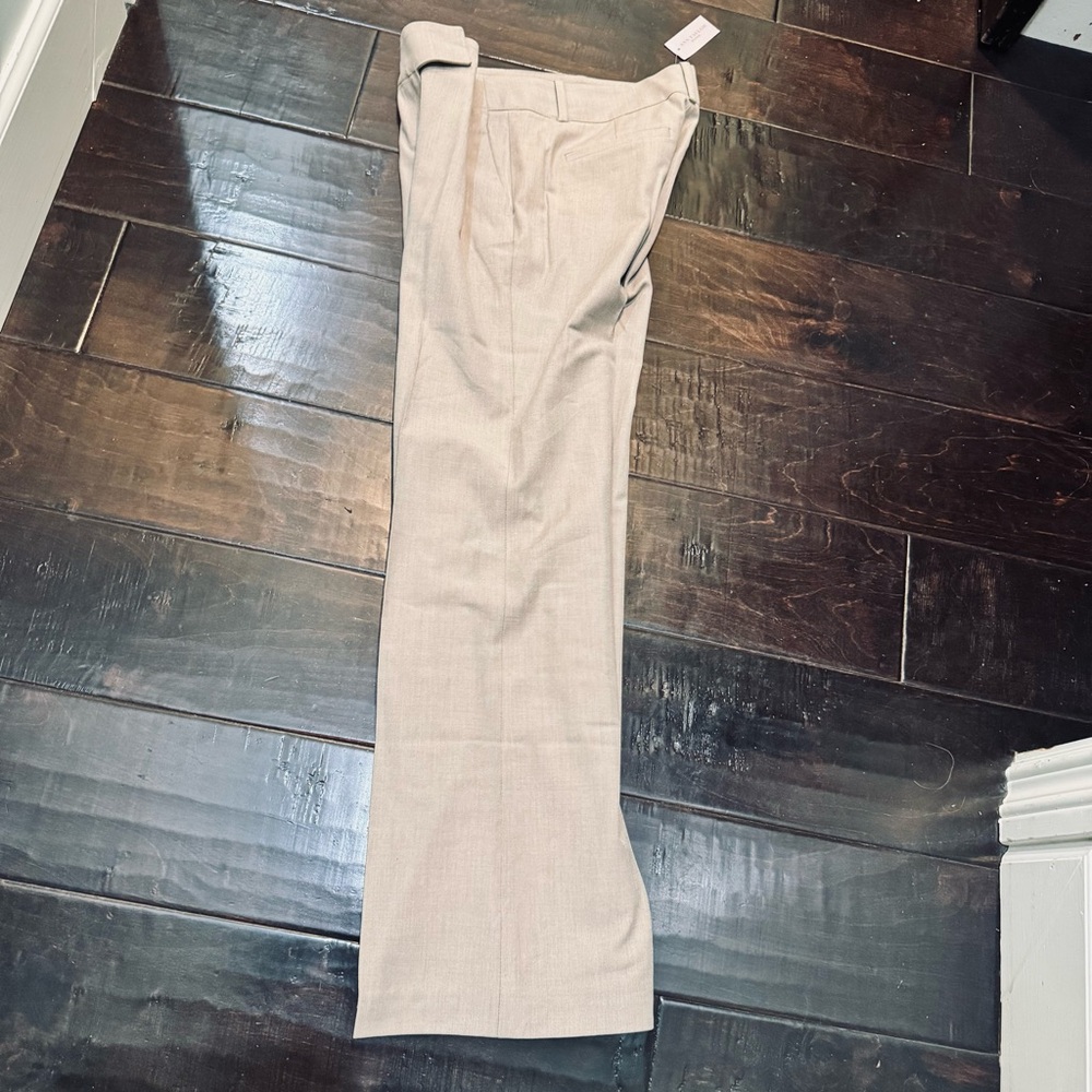 Brand new with tags Ann Taylor wool blend pleated khaki twill pants - Picture 7 of 17